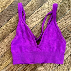 LULULEMON: VINTAGE EBB TO THE STREETS BRA - SZ 4
